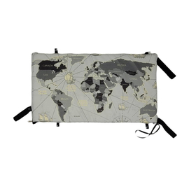 CUELLO MEMORY FOAM 3 EN 1 - MAPA GRIS